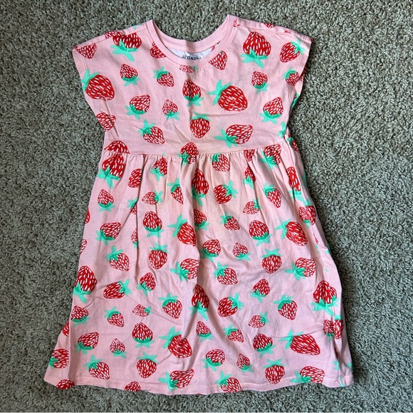 LOT OF 8 Old Navy Girls Fit & Flare Printed Jersey Dress Size 5T |E17 - Picture 10 of 15